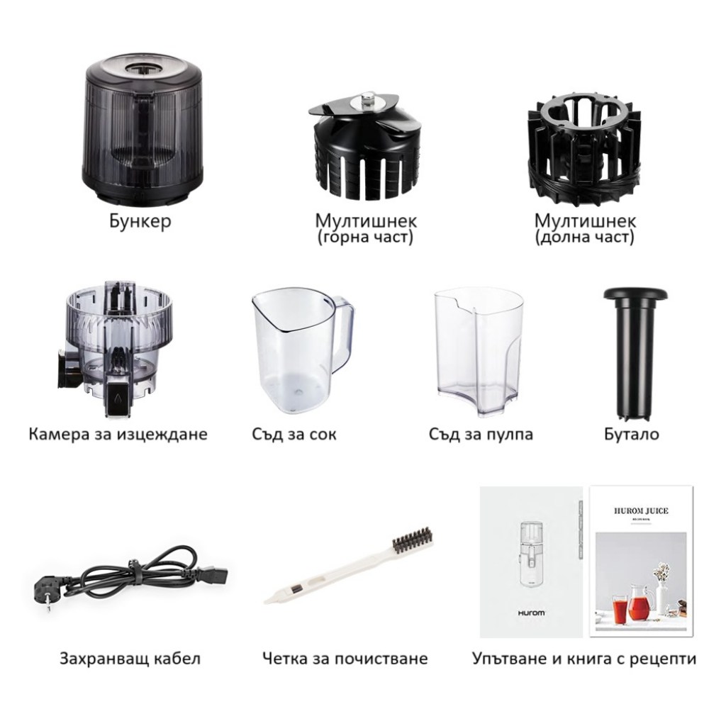 Частите много лесно се разглобяват, почистват и сглобяват