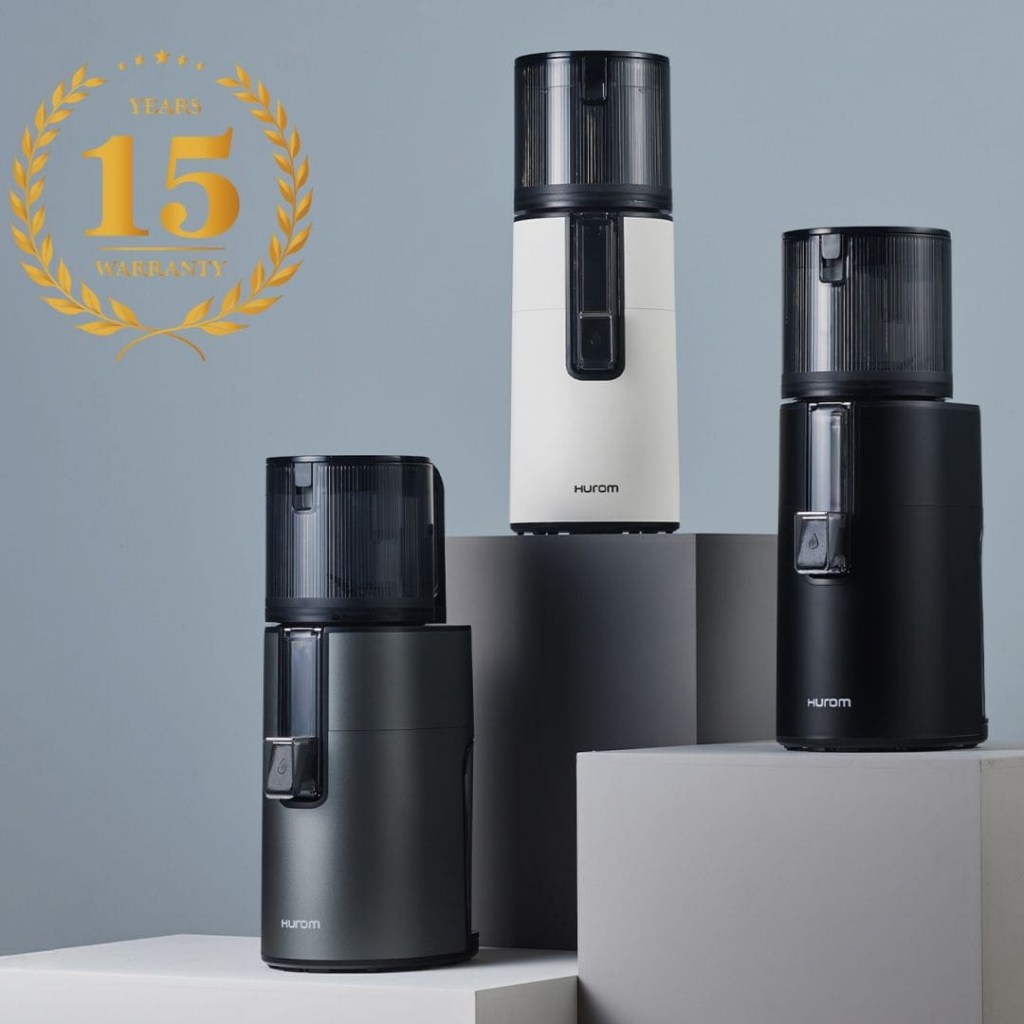 Hurom H400, сокоизстисквачката се предлага в черен, сив, бял цвят
